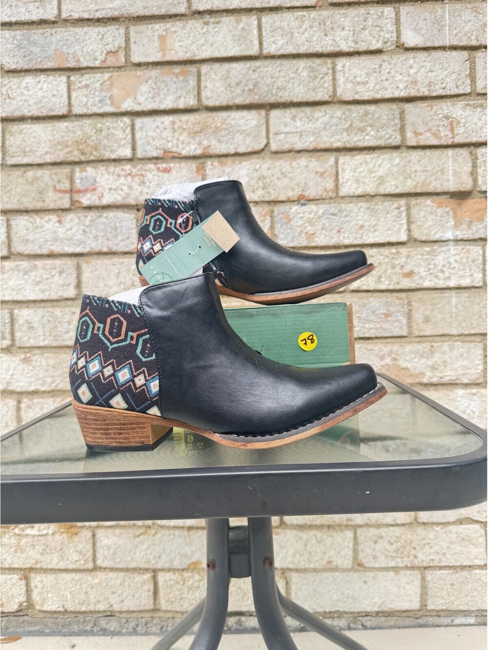 Roper Heels Black Size 9